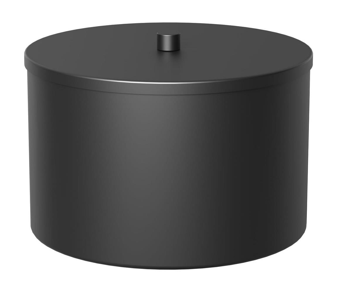  Úložná kovová krabice 12x17,5 cm černá 