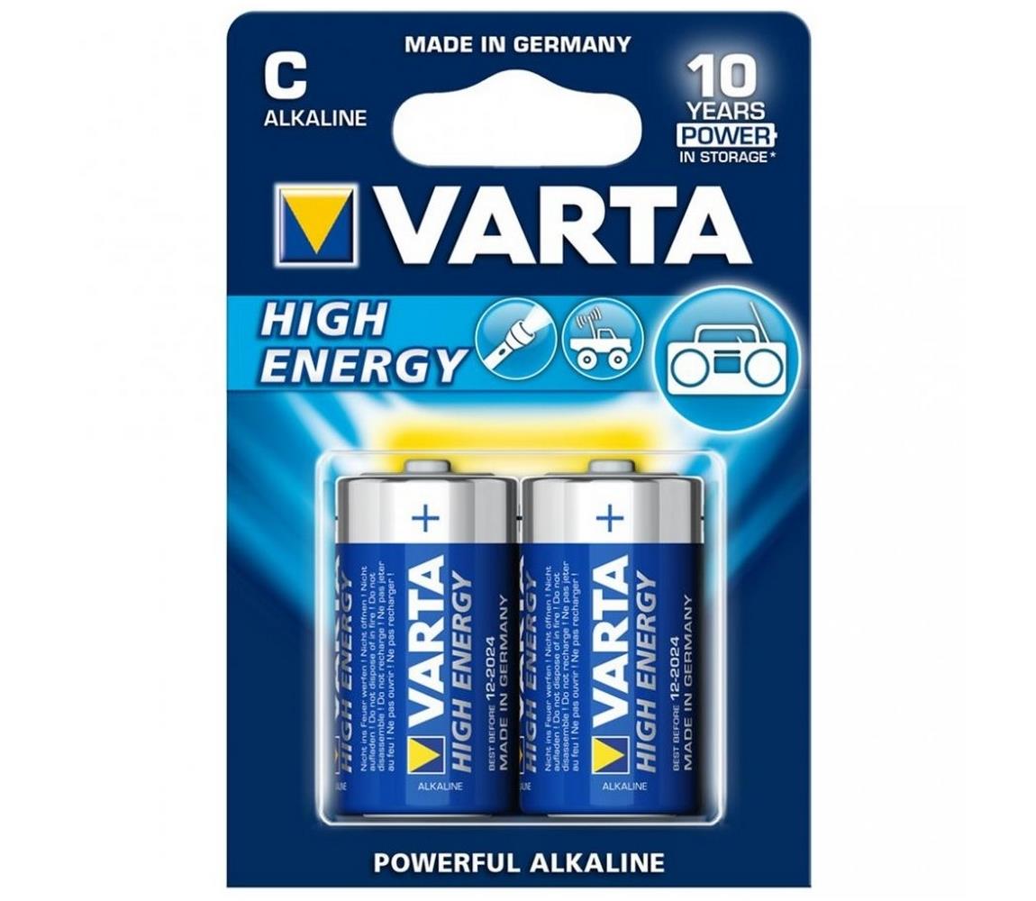 VARTA Varta 4914 - 2 ks Alkalické baterie HIGH ENERGY C 1,5V 