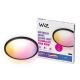 WiZ - LED RGB Stmívatelné stropní svítidlo SUPERSLIM LED/22W/230V 2700-6500K Wi-Fi černá