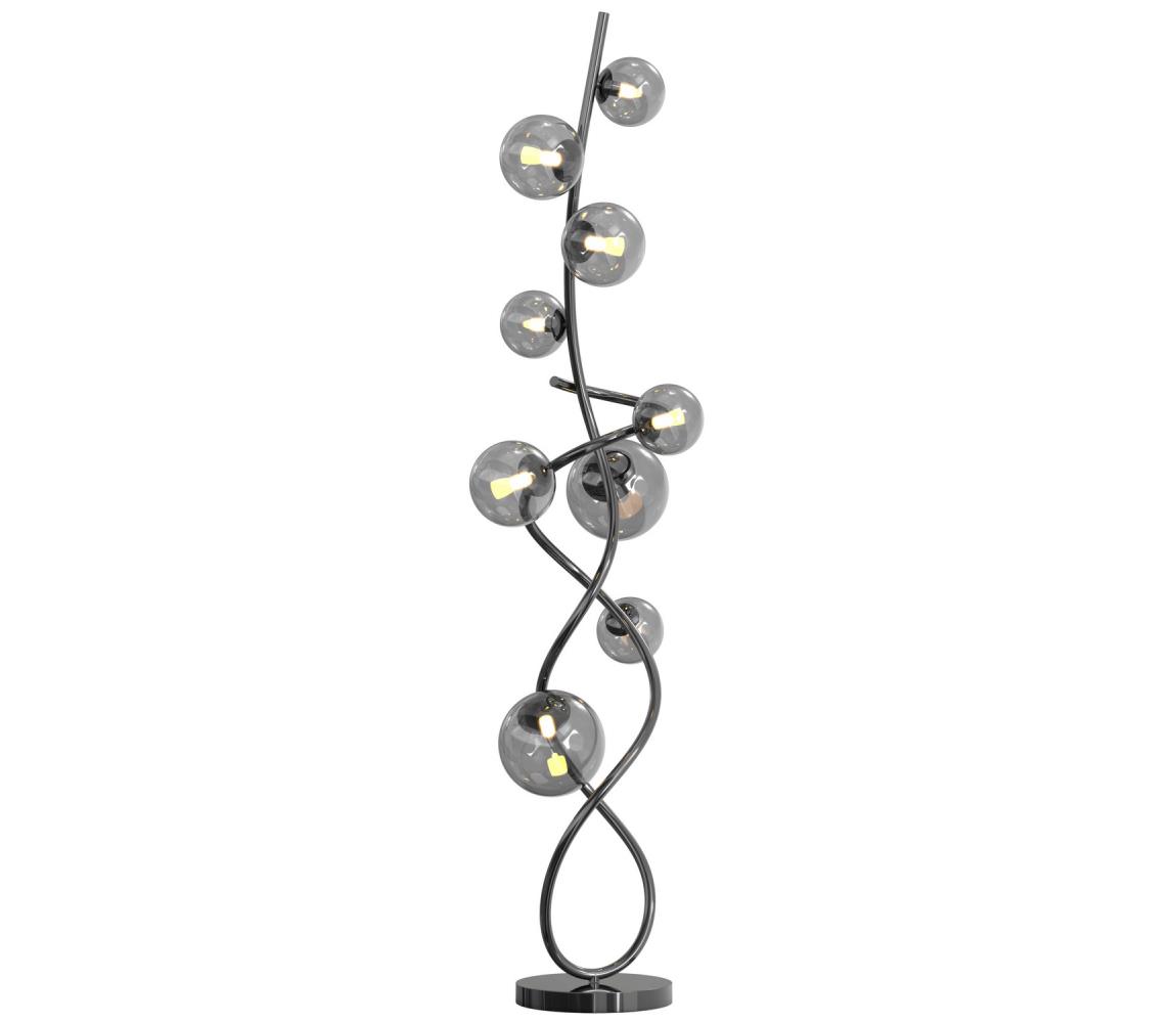 Wofi Wofi 3014-905 - LED Stojací lampa NANCY 9xG9/3,5W/230V černý chrom 