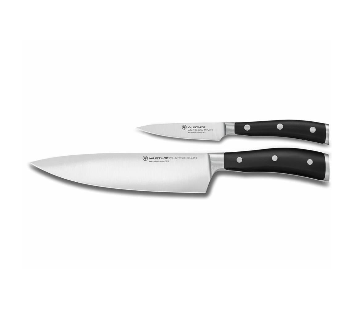 Wüsthof Wüsthof - Sada kuchyňských nožů CLASSIC IKON 2 ks černá 