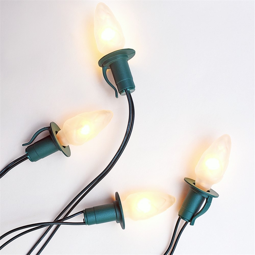  řetěz CONE 12xE10/10,7m bílá, Vyrobeno v ČR