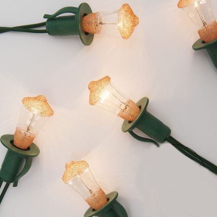  řetěz LUCERNA 12xE10/10,7m teplá bílá, Vyrobeno v ČR