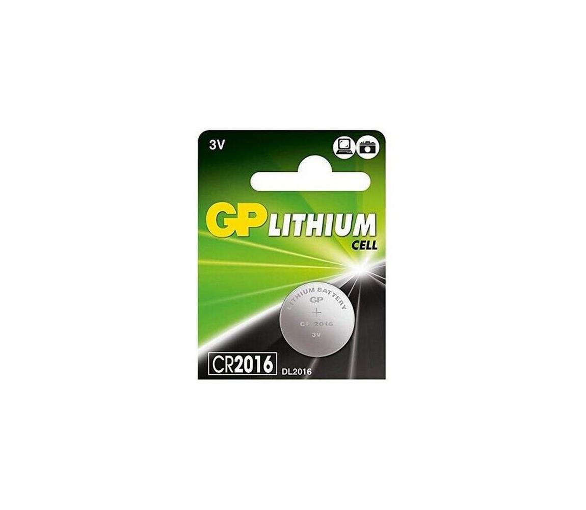 EMOS 1 ks Lithiová baterie knoflíková CR2016 GP 3V/90mAh EMS304