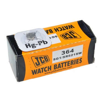 10 ks Knoflíková baterie 364 1,55V
