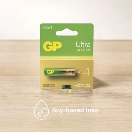 2 ks Alkalická baterie C GP ULTRA 1,5V