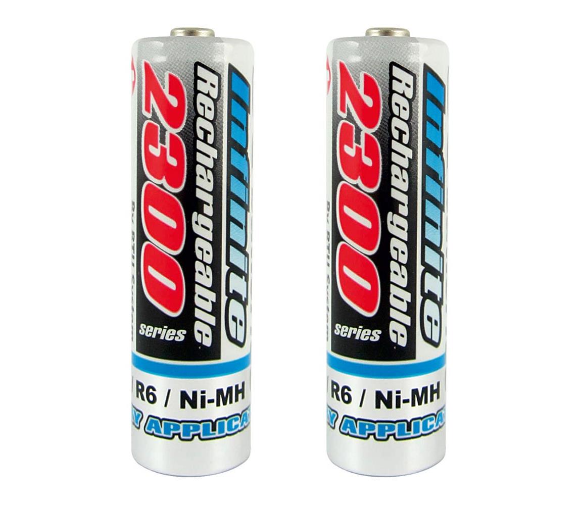 Baterie centrum 2 ks Nabíjecí baterie NiMH AA 2300 mAh 1,2V BC0019