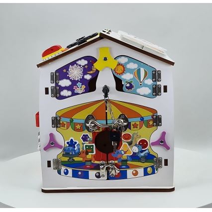 2Kids Toys - Activity board domeček bílá