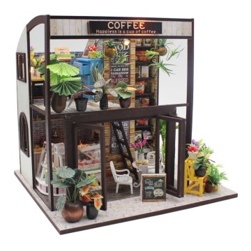 2Kids Toys - Dětský domeček Kavárna 2xAA