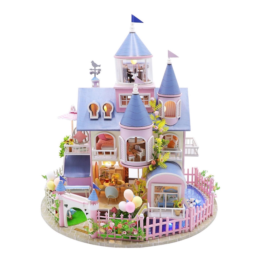 2Kids Toys - Dětský domeček Pohádkový zámek 2xAAA