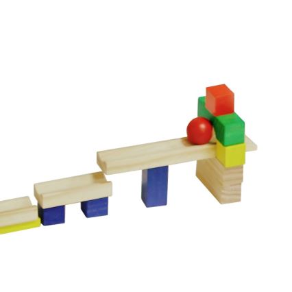 2Kids Toys - Dřevěné domino barevné 400 ks