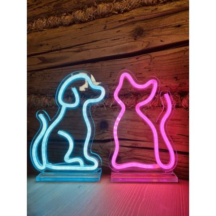 2Kids Toys - LED Neonová stolní dekorace LED/5W/USB kočka
