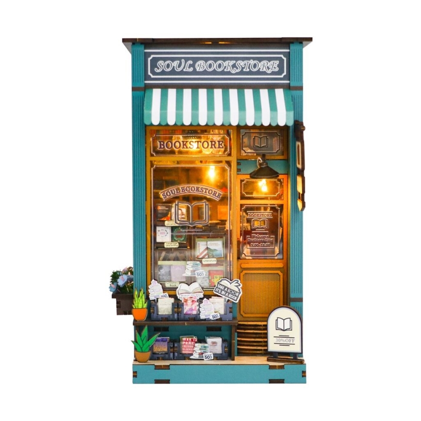 2Kids Toys - LED Zarážka na knihy Knihkupectví duše 2xAAA