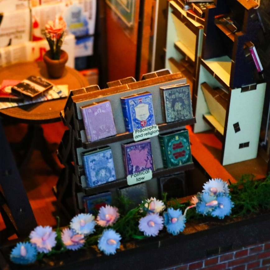 2Kids Toys - LED Zarážka na knihy Knihkupectví duše 2xAAA