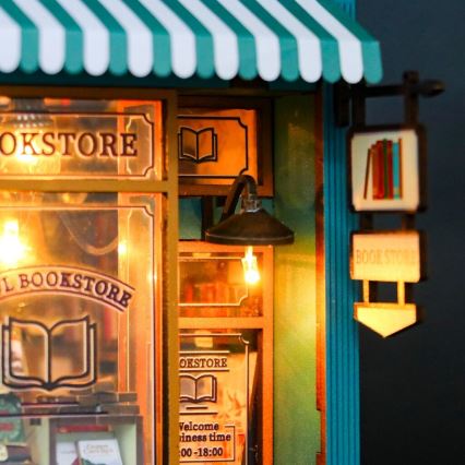 2Kids Toys - LED Zarážka na knihy Knihkupectví duše 2xAAA