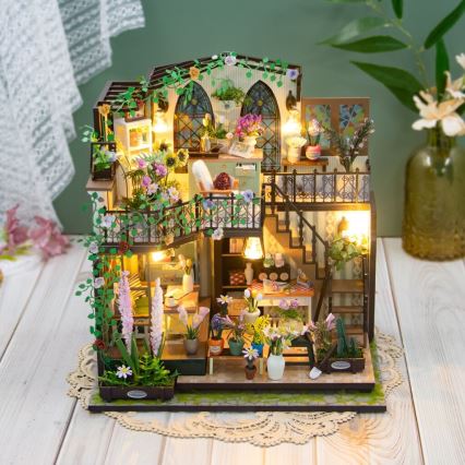 2Kids Toys - Miniatura domečku Darcyin květinový dům 2xAAA