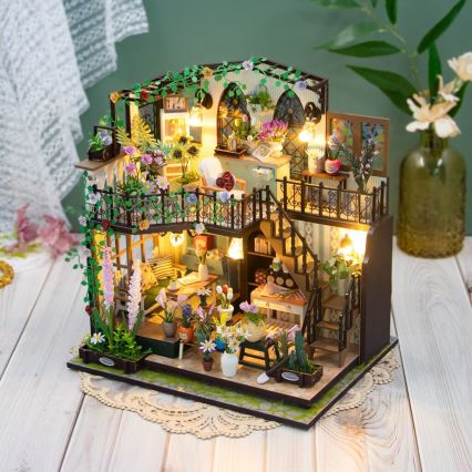 2Kids Toys - Miniatura domečku Darcyin květinový dům 2xAAA