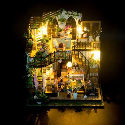 2Kids Toys - Miniatura domečku Darcyin květinový dům 2xAAA