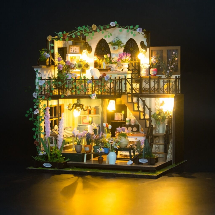 2Kids Toys - Miniatura domečku Darcyin květinový dům 2xAAA