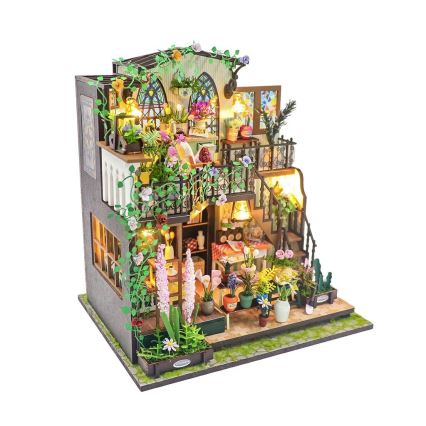 2Kids Toys - Miniatura domečku Darcyin květinový dům 2xAAA