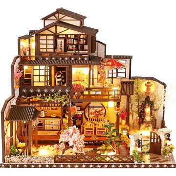 2Kids Toys - Miniatura domečku Honosná sakurová vila 2xAAA