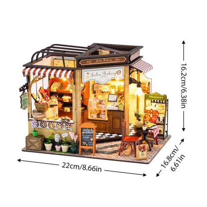 2Kids Toys - Miniatura domečku Juliino pekařství 2xAAA