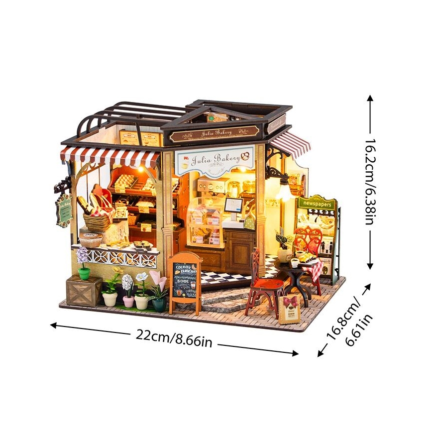 2Kids Toys - Miniatura domečku Juliino pekařství 2xAAA