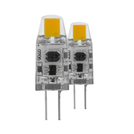 2x SADA LED stmívatelná žárovka G4/1,2W 2700K - Eglo 11551