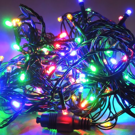 30564 - LED Vánoční venkovní řetěz 100xLED 10m IP44 multicolor