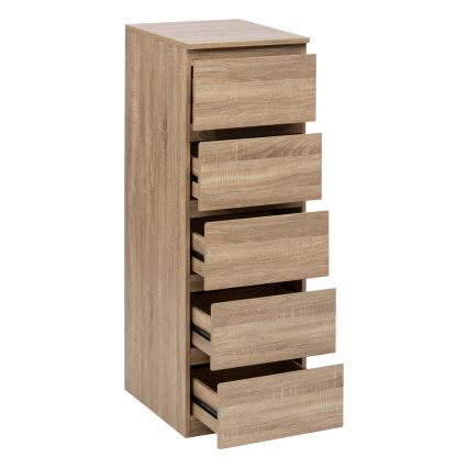 5five - Komoda HEIM 40x118x48 cm hnědá