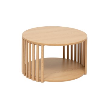5five - Konferenční stolek VINKY pr. 60 cm hnědá