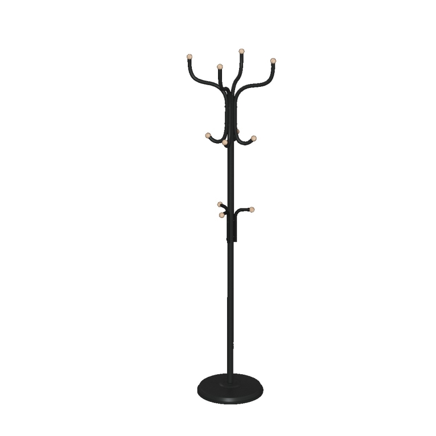 5five - Stojanový věšák RAFU 178x43 cm černá