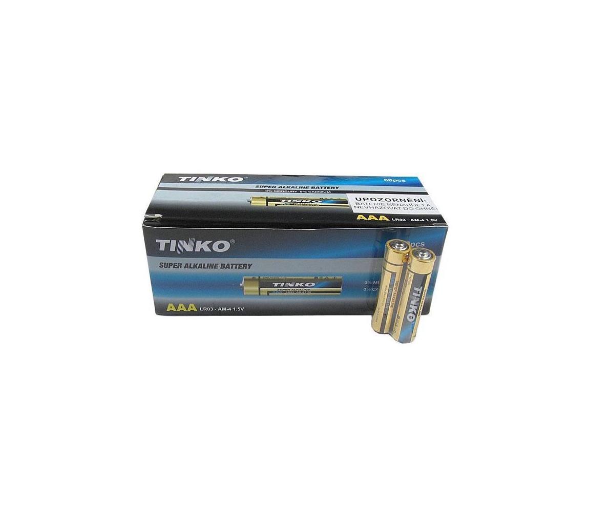 HADEX 60 ks Alkalická baterie TINKO AAA 1,5V HD0196