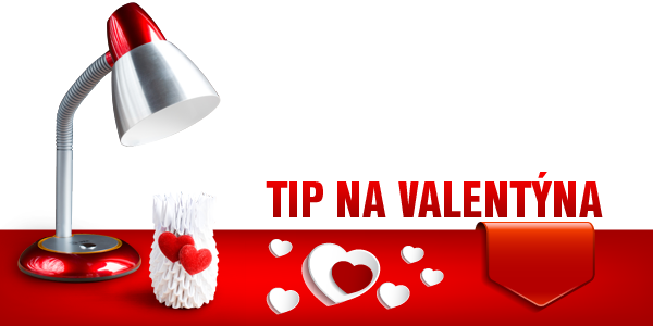 Osvětlení na Valentýna