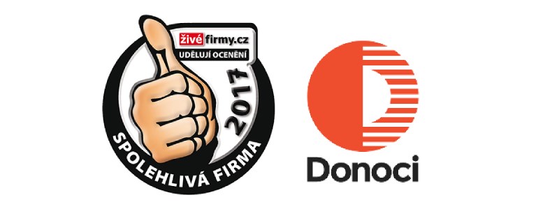 Ocenění "Spolehlivá firma"