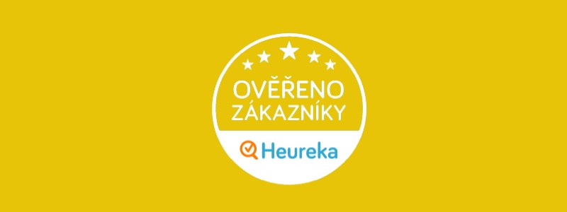 Získali jsme zlatý certifikát "Ověřeno zákazníky" - 97 % zákazníků doporučuje!