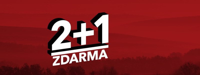 Výhodná akce 2+1 zdarma