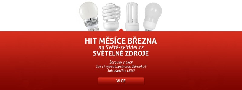 HIT měsíce března – světelné zdroje
