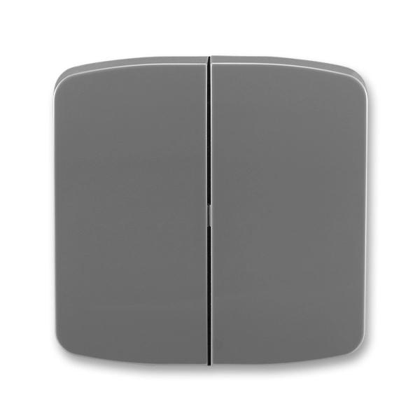 ABB 3558A-A652 S2 - Kryt spínače dělený TANGO tmavě šedá