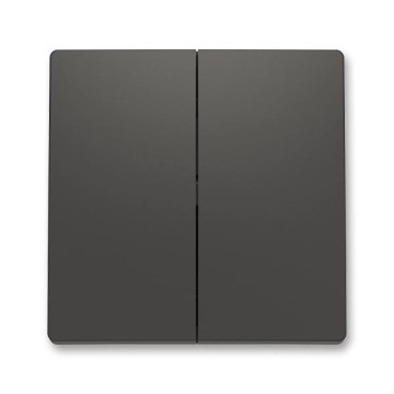 ABB 3559T-A00652 237 - Kryt spínače dělený ZONI matná černá