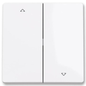 ABB 3559T-A00662 500 - Kryt žaluziového spínače dělený ZONI bílá