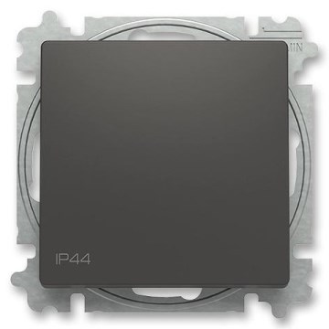 ABB 3559T-A06940 237 - Schodišťový vypínač bez rám č. 6 ZONI IP44 matná černá