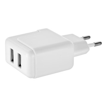 Adaptér 2xUSB do zásuvky SMART 230V