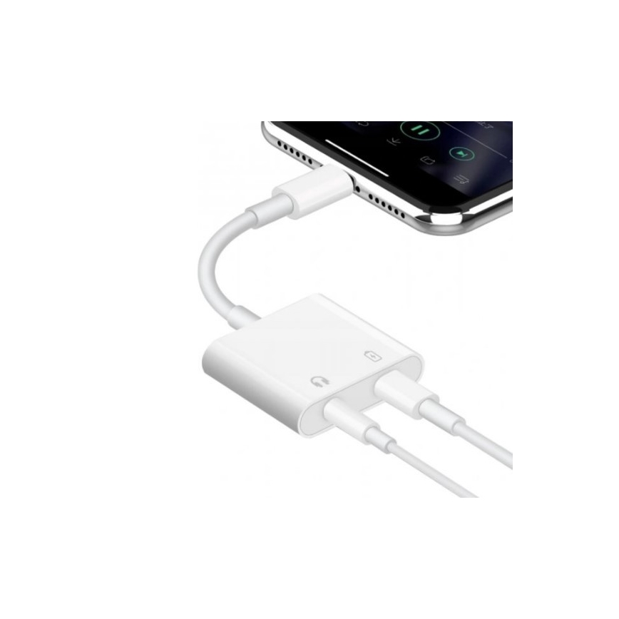 Adaptér Lightning na AUX + Lightning