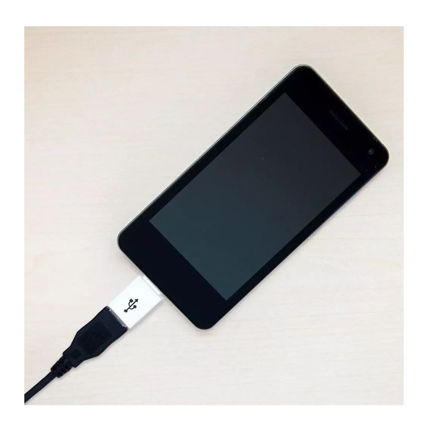 Adaptér Micro USB na USB-C bílá