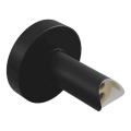 Adaptér pro skryté připojení elektrických sušáků do zdi 6,4x6,4 cm černá