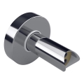 Adaptér pro skryté připojení elektrických sušáků do zdi 6,4x6,4 cm stříbrná