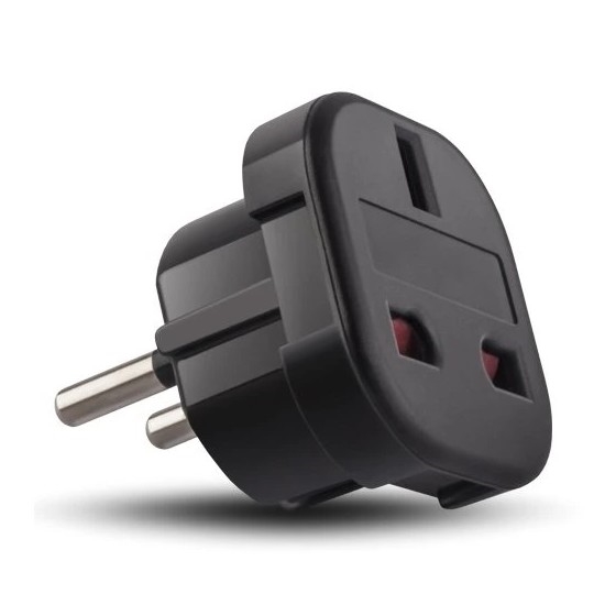 Adaptér UK/EU 230V černá