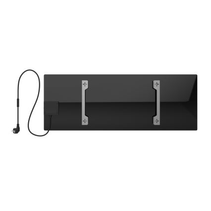 AENO - Chytrý elektrický infrapanel 700W časovač/termostat IP44 Wi-fi černá