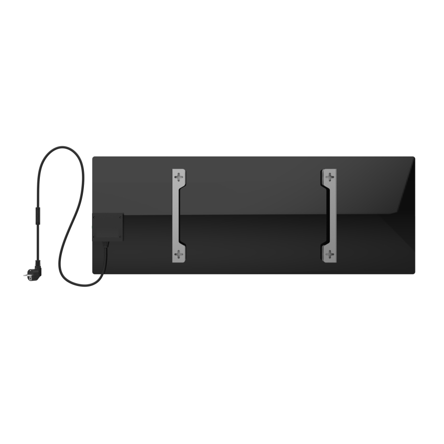 AENO - Chytrý elektrický infrapanel 700W časovač/termostat IP44 Wi-fi černá